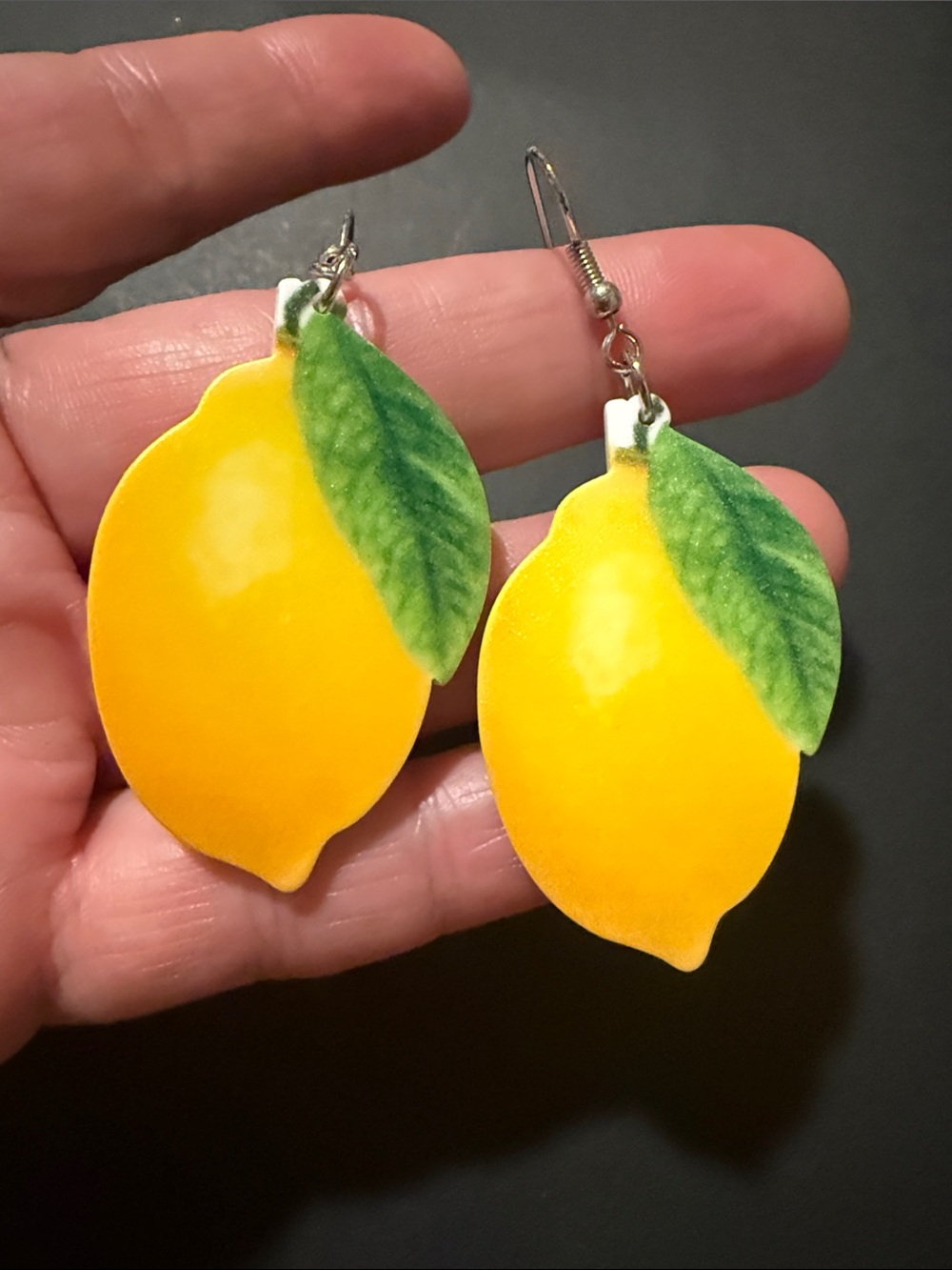5/$25 lemon earrings New